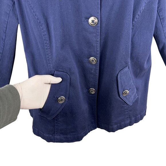 Susan Graver Womens 1X Metal Floral 3D Embellished Jacket Pockets Art To Wear - Picture 7 of 16